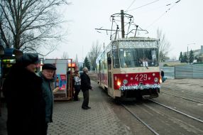 Новогодний трамвай