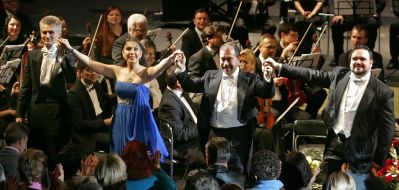 Seregio Escobar, German Makarenko, Eteri Lamoris-Chkonia and Guillermo Contreras