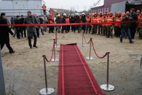 Opening of ore-dressing and processing enterprise