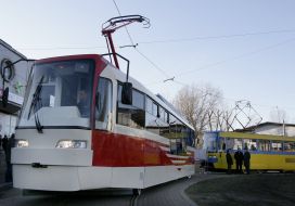 Pilot light rail train