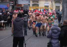 Учасники оздоровчої передноворічної пробіжки