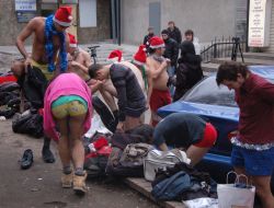 Учасники оздоровчої передноворічної пробіжки