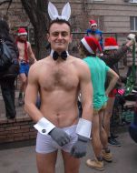 Учасник оздоровчої передноворічної пробіжки