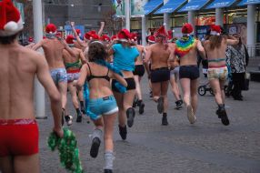 Учасники оздоровчої передноворічної пробіжки