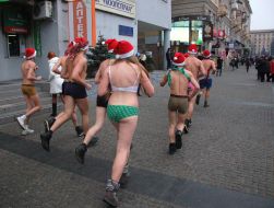 Учасники оздоровчої передноворічної пробіжки