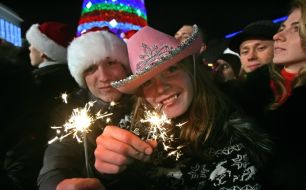 Kievans celebrate New Year