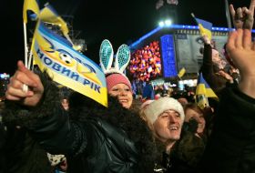 Kievans celebrate New Year