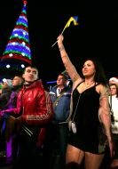 Kievans celebrate New Year