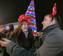 Kievans celebrate New Year