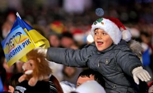 Kievans celebrate New Year