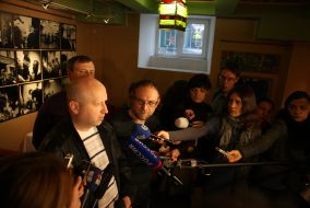 Sergey Vlasenko and Aleksandr Turchinov