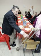 Christmas dinner for homeless and poor