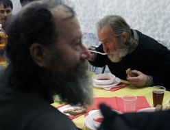 Christmas dinner for homeless and poor
