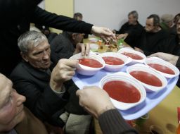 Christmas dinner for homeless and poor