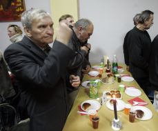 Christmas dinner for homeless and poor