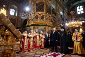 Різдвяна літургія в Свято-Успенській Почаєвській Лаврі