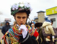 Участник празднования Рождества