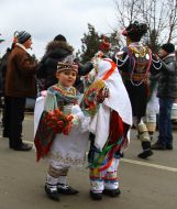 Участники празднования Рождества