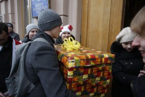 Участники акции протеста