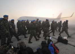 Ukrainian peacekeepers