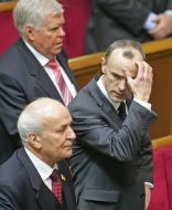 Andrey Kozhemyakin, Vitaliy Korzh and Vyacheslav Perederiy