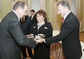 Tatyana Bakhteeva, Aleksandr Tolstanov and Valeriy Zaporozhan