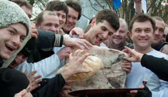 Participants in the Cossack races