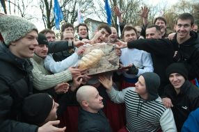 Participants in the Cossack races