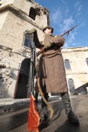 Участник военно-исторической реконструкции боя