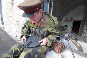 Участник военно-исторической реконструкции боя