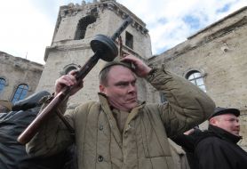 Участник военно-исторической реконструкции боя