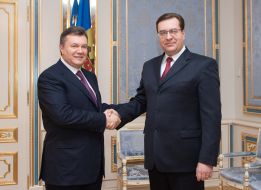 Viktor Yanukovich and Marian Lupu