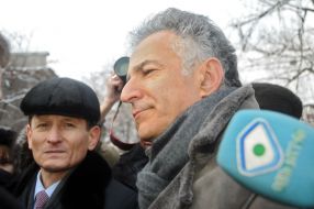 Francois Zimeray and Mikhail Volynets