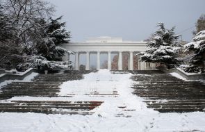 Snow in Sevastopol