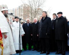 Участники богослужения