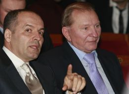 Viktor Pinchuk and Leonid Kuchma