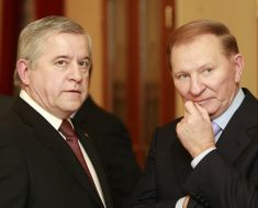 Anatoliy Kinakh and Leonid Kuchma