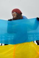 The action "Connect bank of the Dnieper 'human chain!"