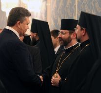 Viktor Yanukovych and Svуatoslav (Shevchuk)