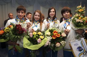 Maksim Nikitin, Aleksandra Nazarova, Mariya Dolgopolova and Yaroslav Paniot