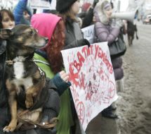 Participants of action in defence of animals