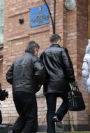 Предприниматели возле налоговой инспекции