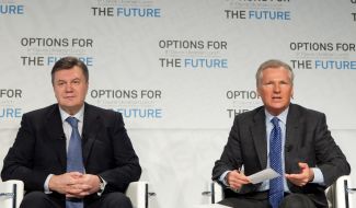 Виктор Янукович и Александр Квасьневский