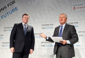 Виктор Янукович и Александр Квасьневский