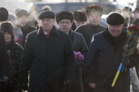 Annas German, Nikolay Azarov, Leonid Novokhatko and Valentin Zaychuk
