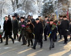 Annas German, Nikolay Azarov, Leonid Novokhatko and Valentin Zaychuk