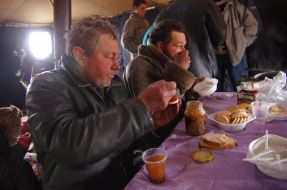 Пункт обогрева населения в Севастополе