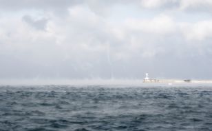 Evaporation over the sea