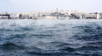 Evaporation over the sea