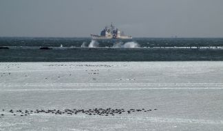 The U.S. Navy guided-missile cruiser USS Vella Gulf